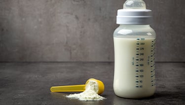 Different types of baby shop milk