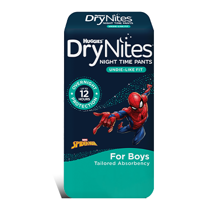 Huggies DryNites 4-7 Years Boy's Pyjama Pants x 10, Baby