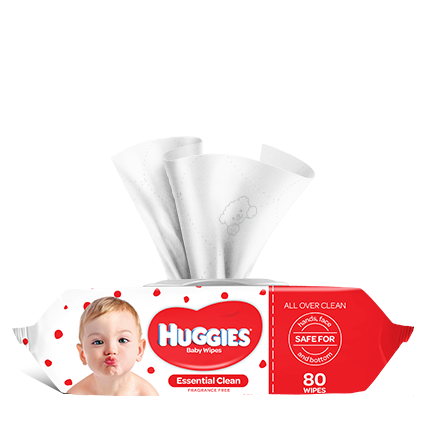 Huggies hand and face wipes 2025